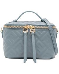Fendi - Vanity Nappa Leather Bag With Ff Motif - Lyst