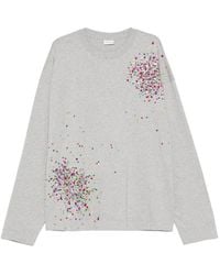 Dries Van Noten - Hegland Firework Embellishment Long-Sleeved T-Shirt - Lyst