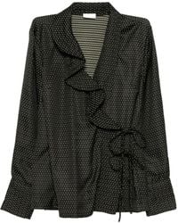 Dries Van Noten - Ruffled Top - Lyst