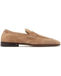 Brunello Cucinelli - Soft Suede Penny Loafer - Lyst