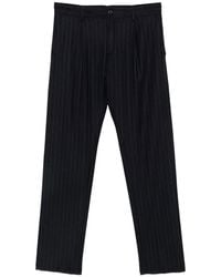 Paul & Shark - Lucca Pinstriped Wool Trousers - Lyst