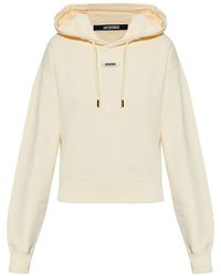 Jacquemus - Cropped Hoodie With Drawstring - Lyst