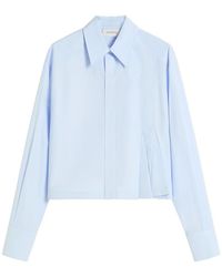 Sportmax - Pleated-Front Shirt - Lyst