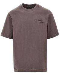 Jacquemus - The Cotton Gros Grain T-Shirt - Lyst