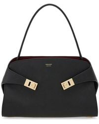 Ferragamo - Hug Soft Medium Bicolor Shoulder Bag - Lyst