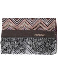 Missoni - Zig-Zag Knit Scarf With Fringe - Lyst