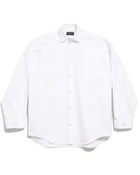 Balenciaga - Outerwear Large Fit Shirt - Lyst