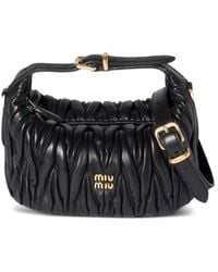 Miu Miu - Matelassé Nappa Leather Pouch Bags - Lyst