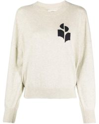 Isabel Marant - Crew-Neck Sweater With Print - Lyst