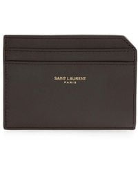 Saint Laurent - Open Document Holder In Smooth Bicolor Lea - Lyst