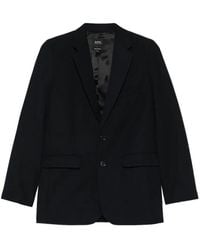 A.P.C. - Single-Breasted Wool Blend Blazer - Lyst