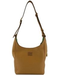 Miu Miu - Crossbody Leather Bag - Lyst