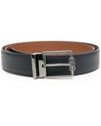 Ferragamo - Buckle-fastening Leather Belt - Lyst