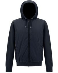 Herno - Piqué Knit And Nylon Jacket - Lyst