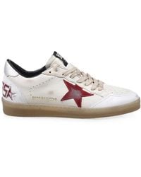 Golden Goose - Ball Star Sneakers In Leather And Suede - Lyst