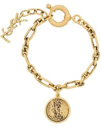 Saint Laurent - Cassandre Chain Bracelet - Lyst