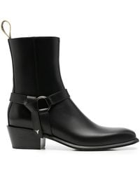 Fendi - Bootie Vitello Abrasivato - Lyst