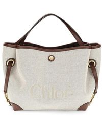 Chloé - Small Chloé Clover Double Carry Bag - Lyst