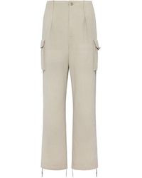 Maison Margiela - Full-Length Wide-Leg Fit Cargo Pants - Lyst