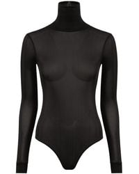 Maison Margiela - High-Neck Bodysuit - Lyst