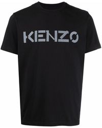 KENZO Logo-print Short-sleeve T-shirt - Black