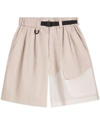 Y-3 - Wide Leg Shorts - Lyst