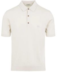 Etro - Polo A Maniche Corte Con Bottoni - Lyst
