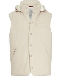 Brunello Cucinelli - Sleeveless Down Jacket - Lyst