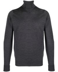 John Smedley - Richards` Roll-Neck Wool Sweater - Lyst