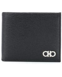 Ferragamo - Two-Tone Bi-Fold Leather Wallet Accessories - Lyst