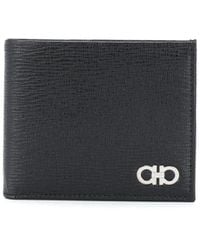 Ferragamo - Two-Tone Bi-Fold Leather Wallet Accessories - Lyst