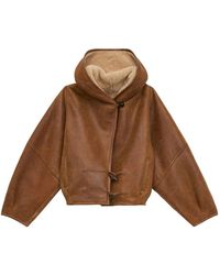 Isabel Marant - Short Shearling Amiel Coat - Lyst