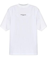 Alexander Wang - Logo Print T-Shirt - Lyst