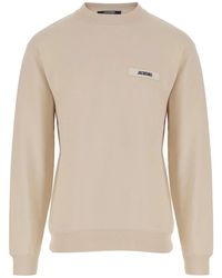 Jacquemus - Minimalist Crew Neck Sweatshirt - Lyst