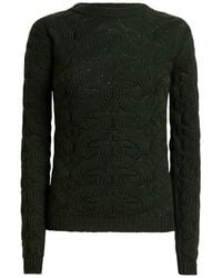 Etro - Wool-Blend Sweater With Paisley Detailing - Lyst