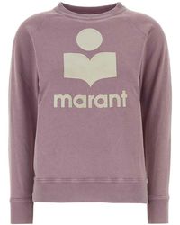 Isabel Marant - Millyny Cotton Sweatshirt With Logo - Lyst