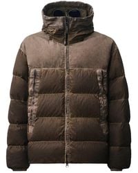 C.P. Company - Goggle-Detail Quilted Medium Jacket - Lyst