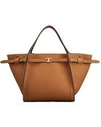 Tod's - Small Leather Tote Bag - Lyst
