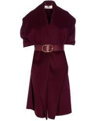 Elisabetta Franchi - Cape With Belt - Lyst