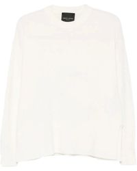 Roberto Collina - Wool And Cashmere Crewneck Sweater - Lyst