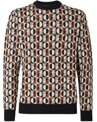 Fendi - Multicolour Jacquard Wool Jumper - Lyst