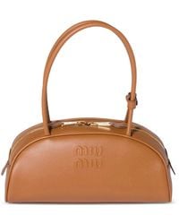 Miu Miu - Beau Softy Medium Leather Bag - Lyst