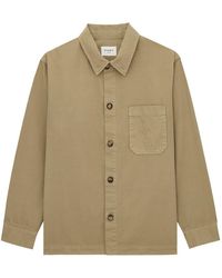 Saint Laurent - Cassandre Embroidered Overshirt - Lyst