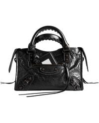 Balenciaga - Arena Le City Mini Leather Bag - Lyst