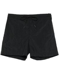 Pantaloni Torino - Crinkled Effect Drawstring Nylon Shorts - Lyst