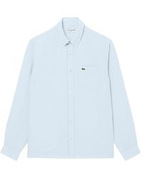 Lacoste - Regular-Fit Linen Shirt - Lyst