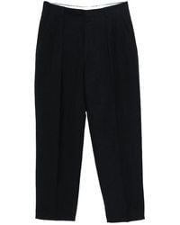 Cellar Door - Lucio Linen Blend Pleated Trousers - Lyst