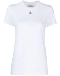 Vivienne Westwood - T-shirt con ricamo - Lyst