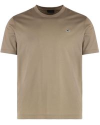 Paul & Shark - Crew Neck Logo Patch T-Shirt - Lyst