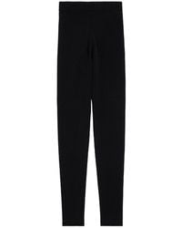 Balenciaga - Sporty Viscose Knit Techwear Leggings - Lyst